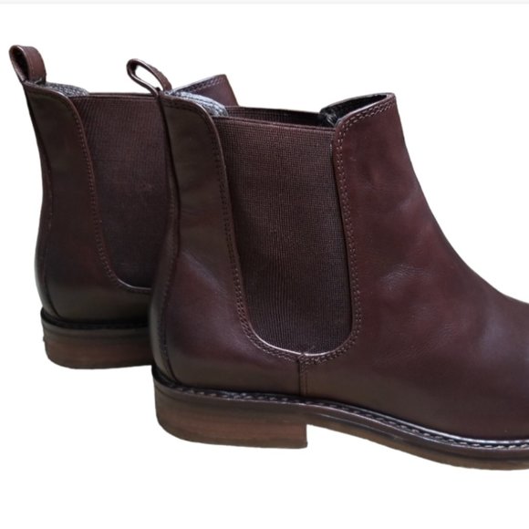 Men\'s Nunn Bush Otis Brown Leather Chelsea Boots Sz 11M main image 9